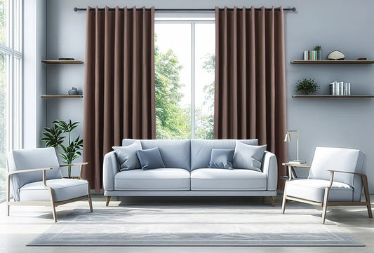 Home&Comfort Verdunkelungsvorhang 150 x 260 cm – mit Haken – Taupe