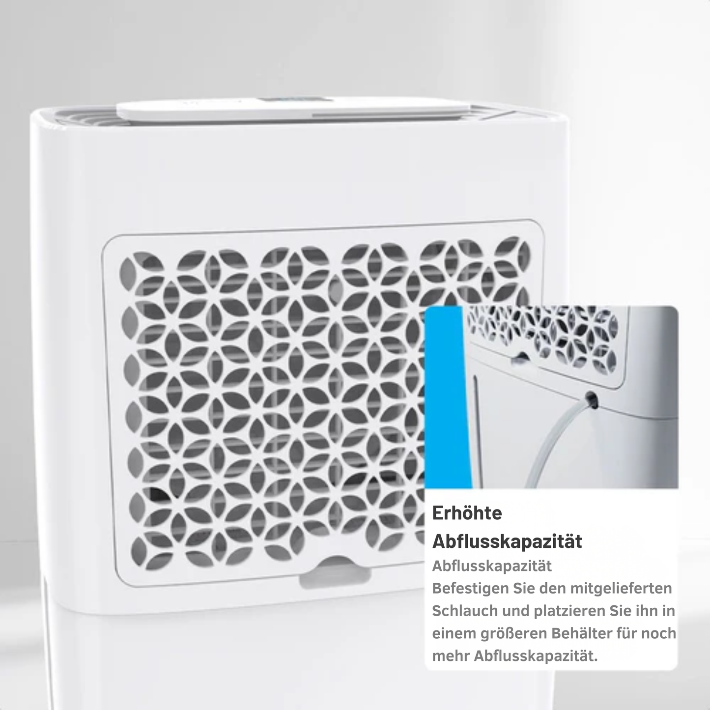 Auronic Luftentfeuchter - 25L pro Tag - Schlafzimmer/ Badezimmer/ Wohnzimmer & Büro - Weiß