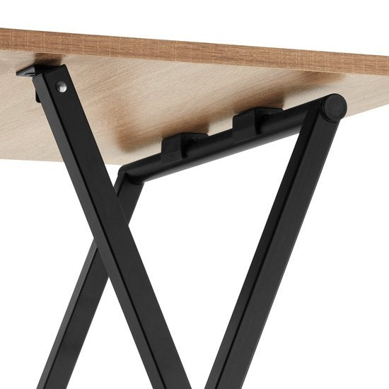 tectake - 2er-Set Beistelltische Phoenix klappbar - hellbraun - 404778