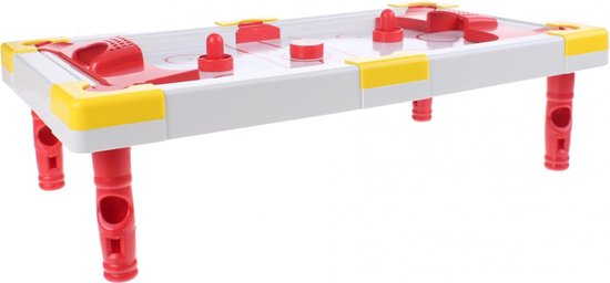 Toi-toys Air-Hockey-Tisch 48 X 26 13 cm 5-teilig - rot - weiß