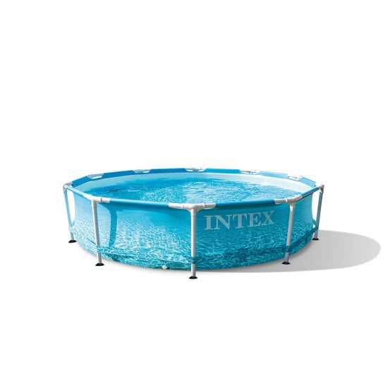 Intex Wiederaufbaubarer Pool - Beachside Metallrahmenpool 305x76 cm