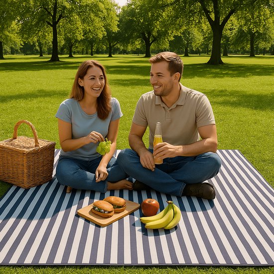 Picknickdecke Waterproof 200 x 200 cm - Picknickdecke - XXL - Sunflake