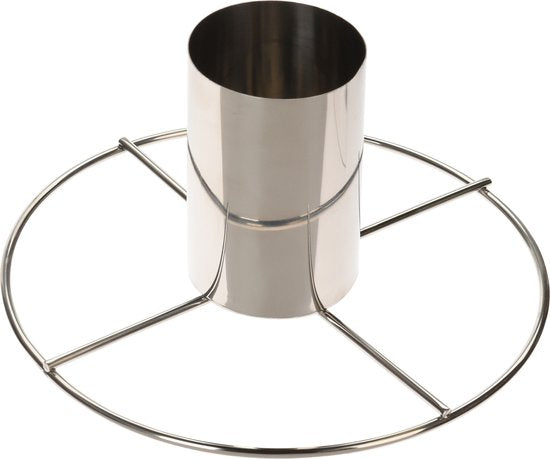 Hähnchenrost für den Grill, Edelstahl, 20 cm – Hähnchen grillen – Hähnchengrill