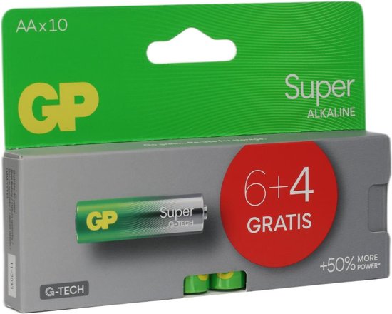 GP Super Alkaline – Batterie – AA – 10 Stück