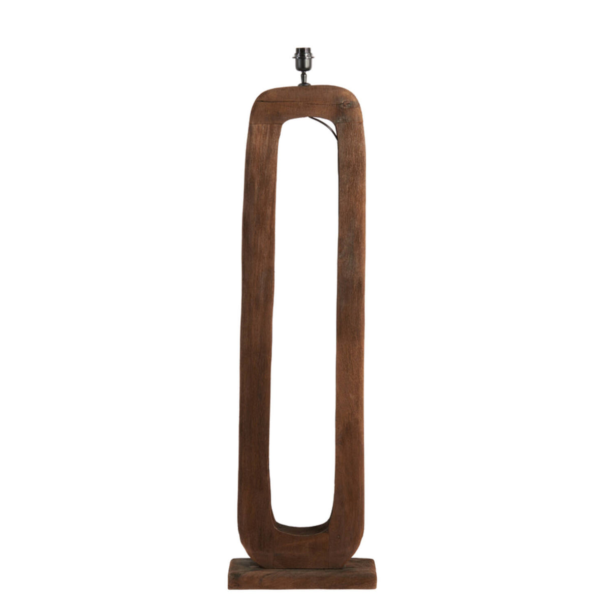 KelAfo Stehlampe – Holz – 38 x 12 x 125 cm – Schokoladenbraun