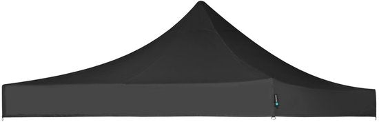 VONROC Dachplane - Für Premium Partyzelt PT501XX - Wasserdicht - 50+ UV Schutz - Schwarz