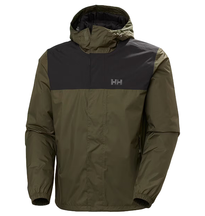 Helly Hansen - Vancouver Fleece gefütterte Jacke - Größe XXL & Helly Tech Protection - Wasserdicht & Winddicht - Für Männer - Utility Green Polyester