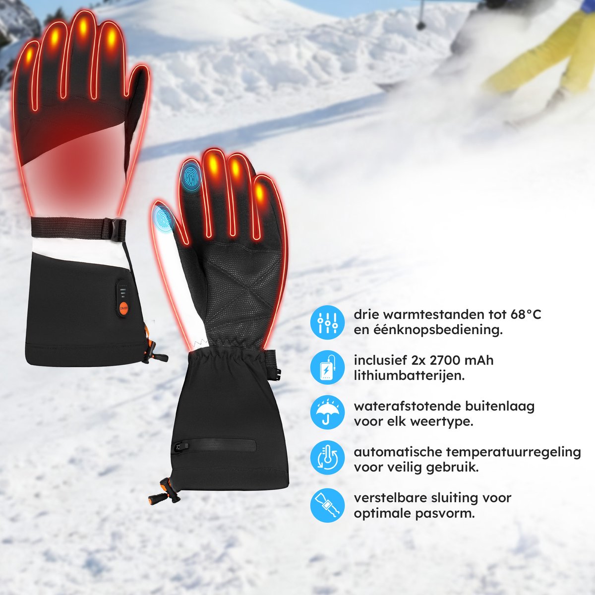 Saaf Heated Glove 2.0 Weiß Größe M