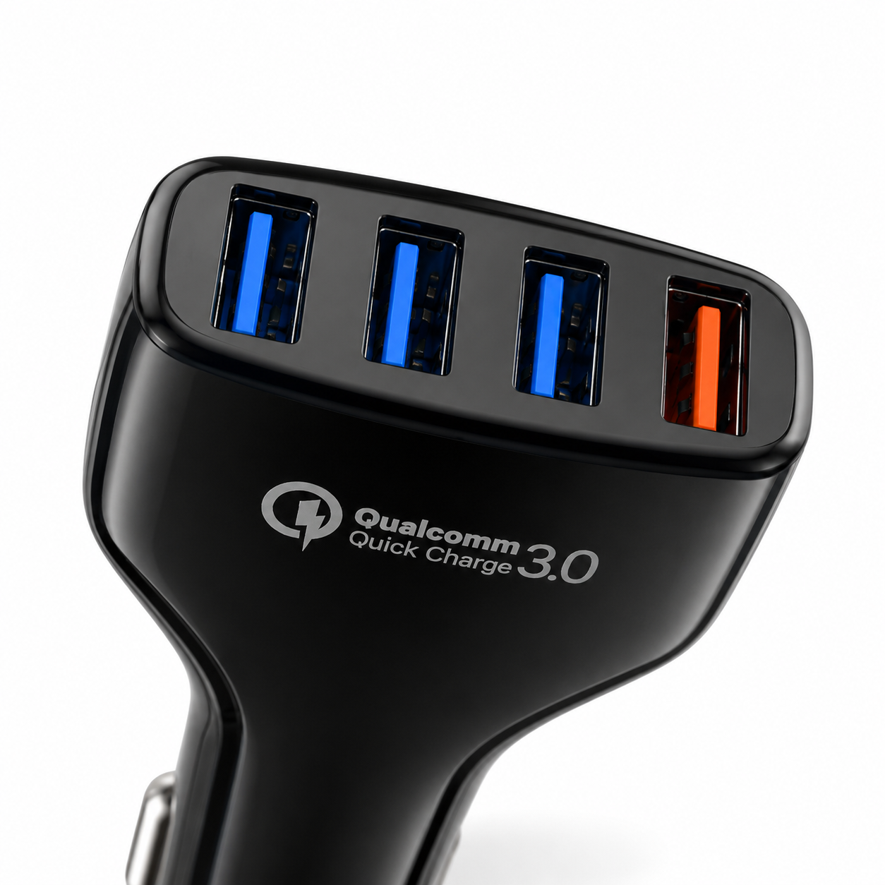 QGeeM BK-352 QC 3.0 Auto-Ladegerät - 4-Port USB Auto-Ladegerät mit Quick Charge 3.0