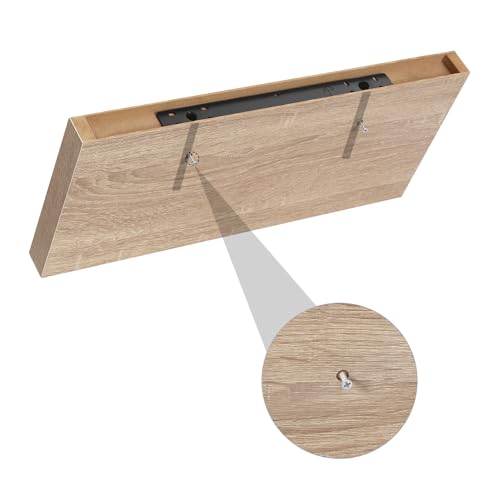 Eugad Wandregal – Robustes Wandregal – Eiche – 50 cm
