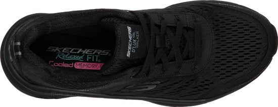 Skechers D'Lux Walker-Infinite Motion Damen-Sneaker – Schwarz