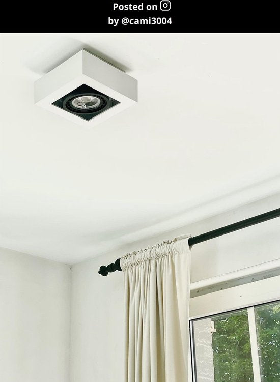 Lucide XIRAX – Deckenstrahler (Deckenleuchte) – LED „Dim to warm“ – GU10 – 1×5 W 2200 K/3000 K – Weiß