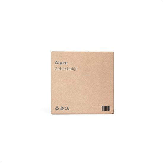 Alyze - Zahnärztliches Tablett für Zahnspangen - Bracket-Tray - Weiß - Zahnersatz - Prothetik - Bracket-Tray - Bracket-Box - Tablett