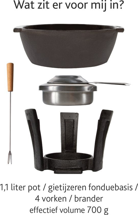 BOSKA Fondue-Set Party Pro - 1,1 L