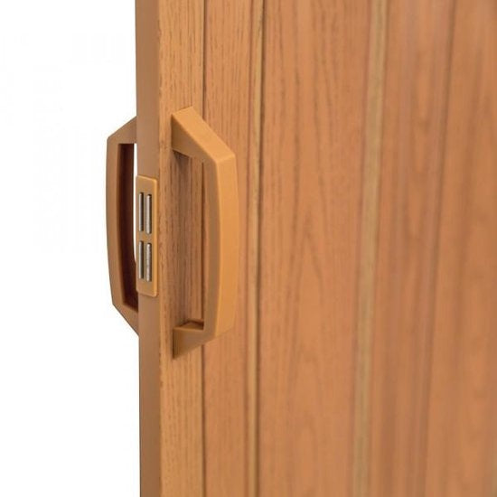 tectake Falttür - Falttüren Harmonic door Faltwand - Farbe Nussbaum - 400958