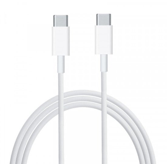 Apple – USB-C-Ladekabel – USB-C auf USB-C – 60 W – 1 m – geflochten – Weiß