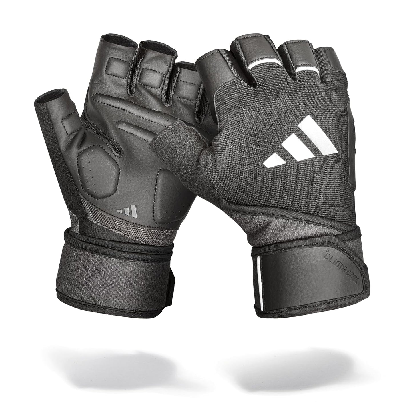 Adidas Wrist Wrap Trainingshandschuhe – Größe M – Schwarz – Gepolstert