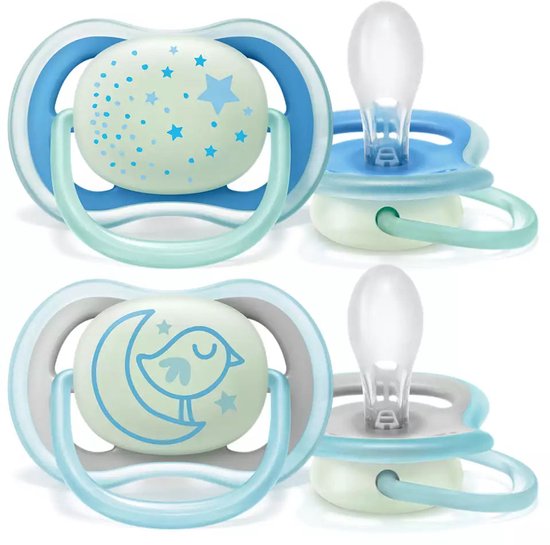 Philips Avent – Ultra Air Night – 6/18 Monate – 2 Stück – Blau – SCF376/20