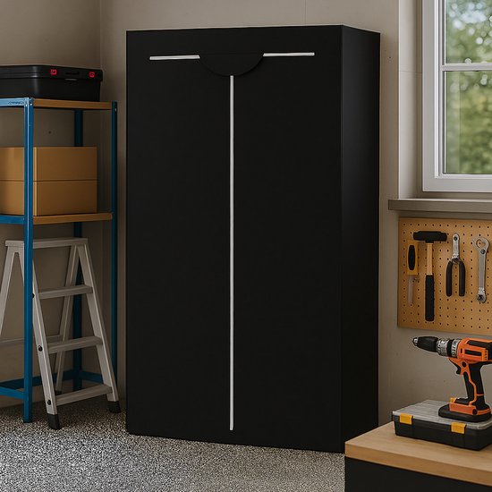 BRASQ Regalabdeckung schwarz - 180x90x40 cm