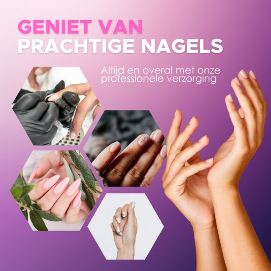 Beeperfect® Elektrische Nagelfeile - Nagelfräse - Maniküre- und Pediküreset - 11 Bits und 60 Schleifröllchen