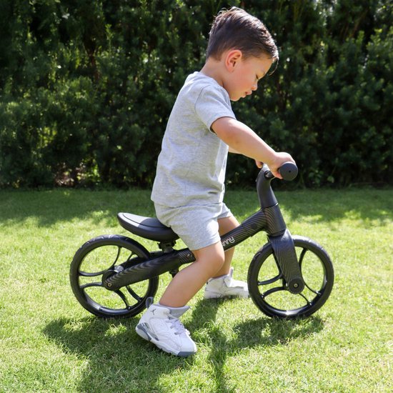 Sunny Balance Bike 3000 Laufrad aus Metall – Ab 2 Jahren – Verstellbarer Sattel – Carbon-Optik