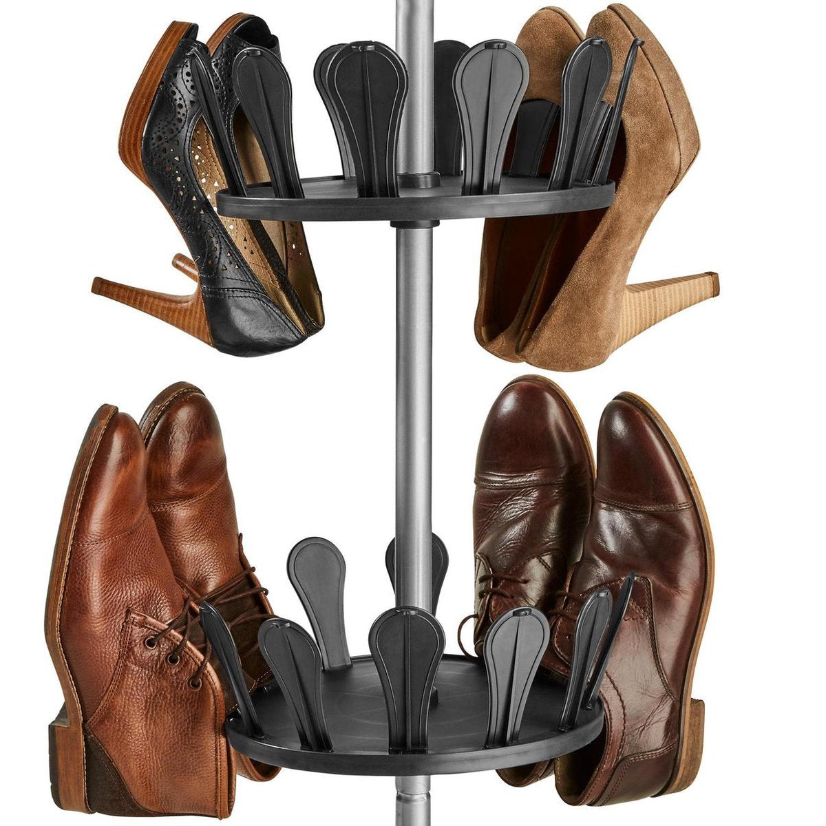 tectake - Schuhkarussell - für 96 Schuhe - 402645