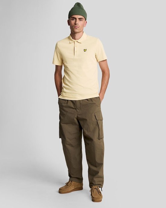 Lyle and Scott Sport SS Polo Herren Beige - Größe S
