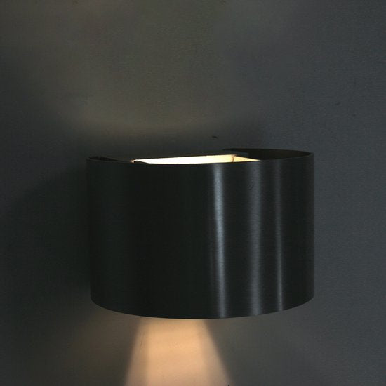 Steinhauer Wandleuchte Muro - schwarz - Metall - 3364ZW