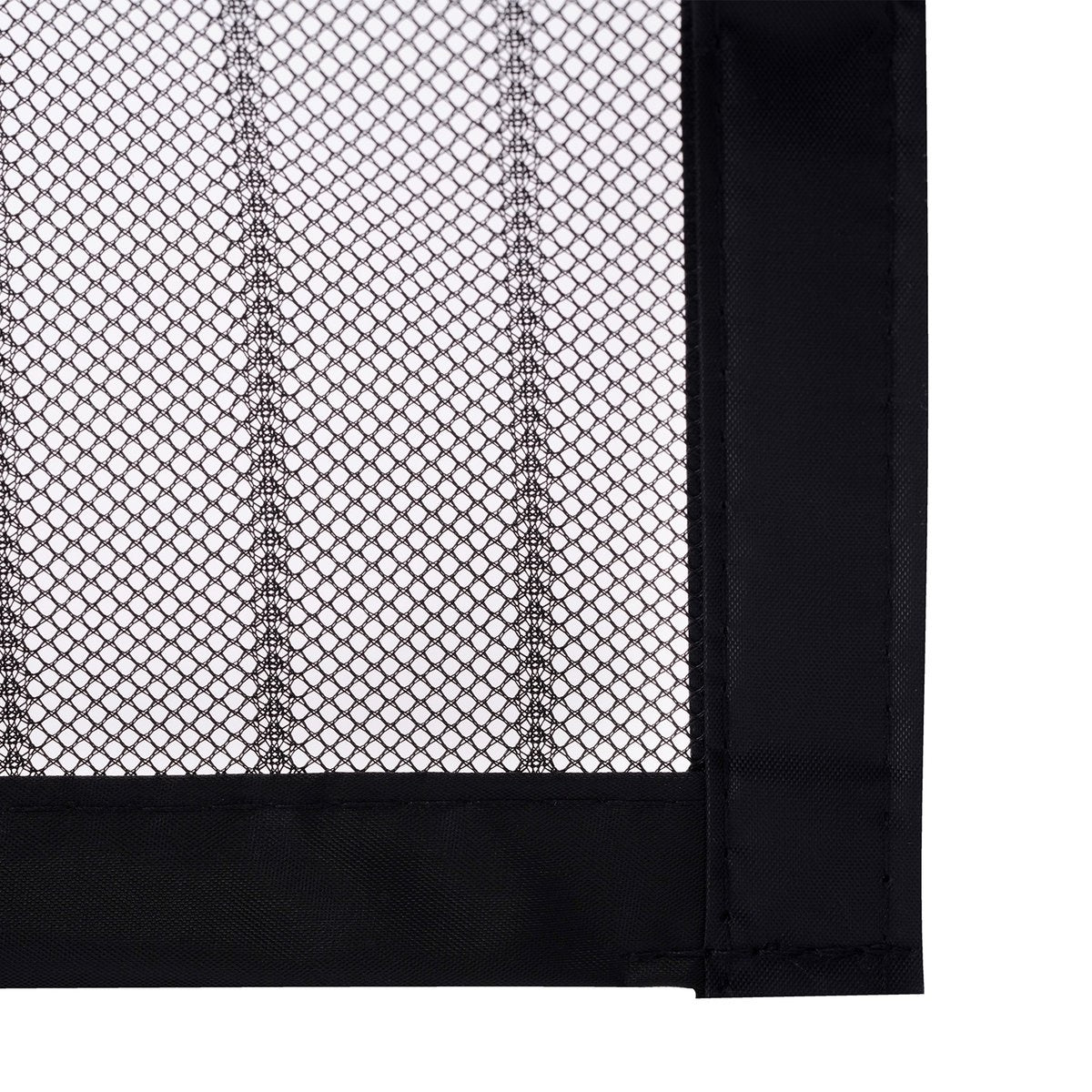 O'DADDY Türvorhang - Fliegenvorhang - Magnetisch - Türgitter Deluxe 92 x 230 cm - Schwarz Hor - Türvorhänge