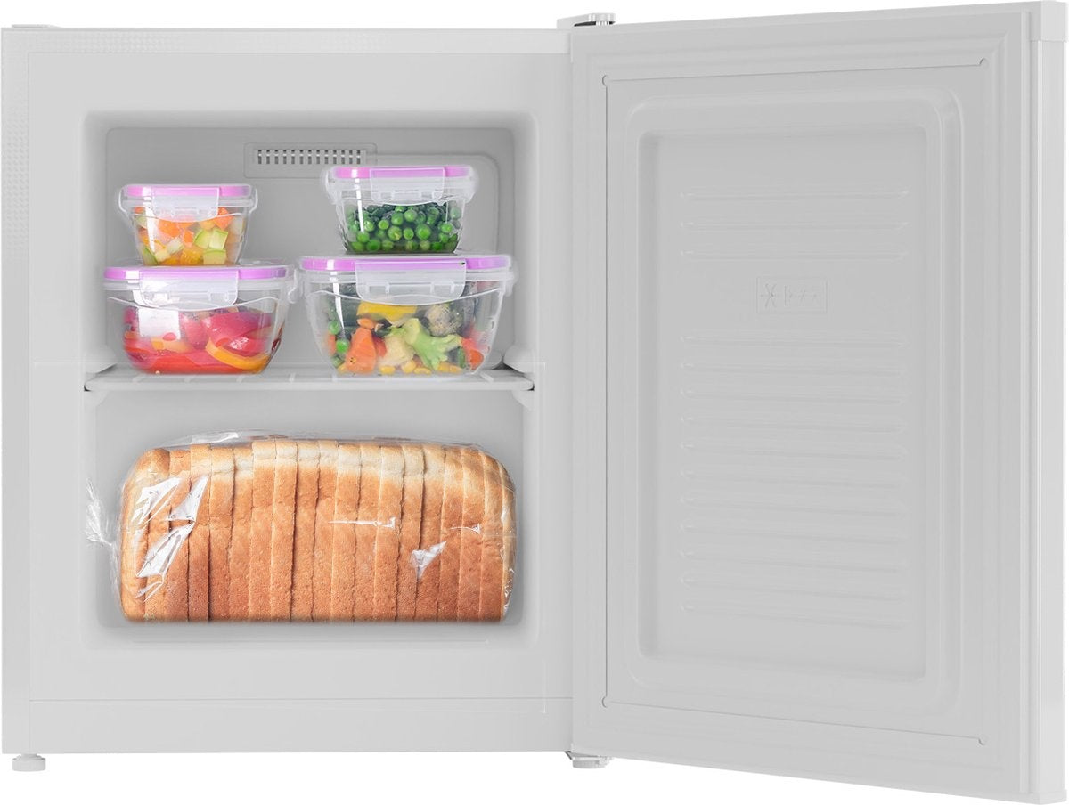 KitchenBrothers Mini-Gefrierschrank - Kompakt - 44x47x51 cm - Weiß