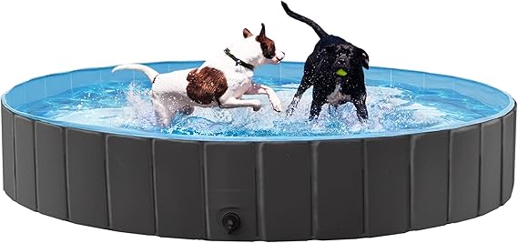Yaheetech Faltbares Hundebad Ø 100/120/140/160 x 30 cm – PVC – rutschfest