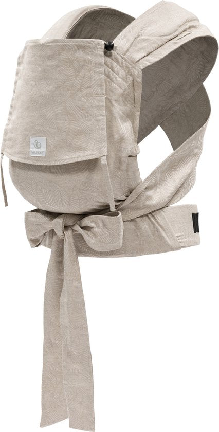 Stokke Limas Babytrage, Floral Beige – Version 2023 (OCS) – Babytrage für Neugeborene mit halber Schnalle – Drei Tragevarianten – Sicher ab der Geburt, bis 15 kg