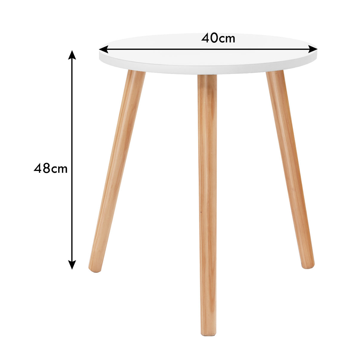 Coast Couchtisch Beistelltisch Esstisch Küchentisch Nachttisch Holz Holz weiß