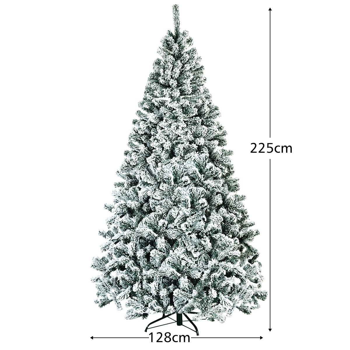 Coast Künstlicher Weihnachtsbaum verschneit - mit Metallständer - 225 cm
