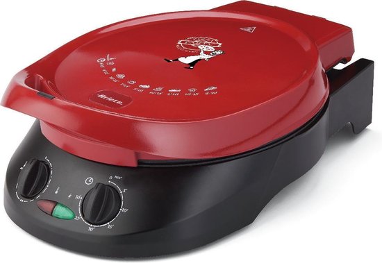 Ariete 908 1pizza(s) Schwarz, Rot Pizzabäcker und Ofen