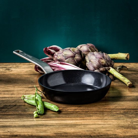 Greenpan Evolution Eco Bratpfanne - Mit keramischer Antihaftbeschichtung - PFAS-frei - 20 cm - Schwarz