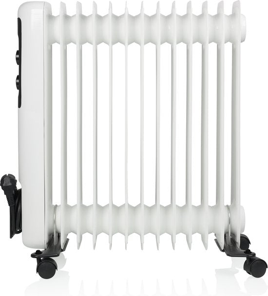 Tristar Elektroheizung KA-5183 – Ölgefüllte Heizkörperheizung – 3 Heizstufen – Einstellbarer Thermostat – 13 Rippen – Weiß
