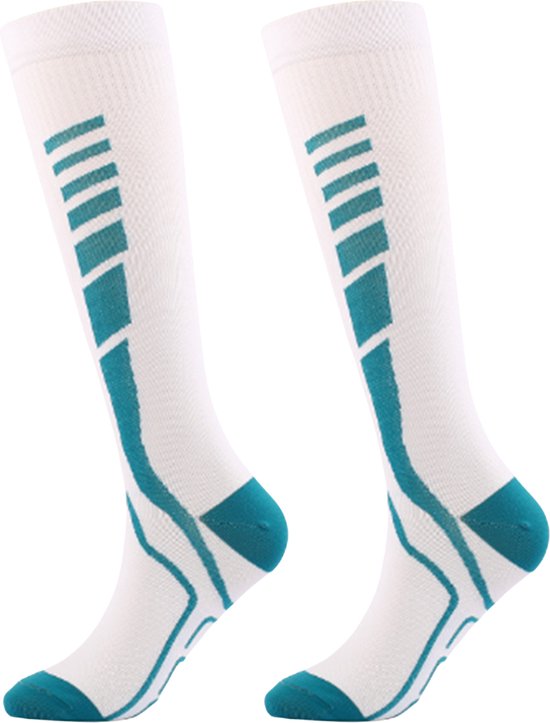Sport Compression Socks 3 Pairs Active - Laufsocken - Stützsocken Damen und Herren - Größe 41-45 L/XL - Wandersocken - Sportsocken - Flugzeugsocken