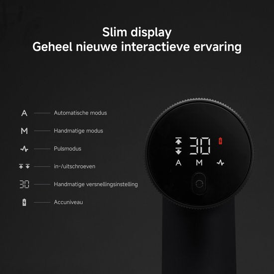 Xiaomi 12V Max bürstenloser Akku-Bohrschrauber | 12V-Akku-Bohrschrauber | 30 Nm | 1400 U/min | 30 Drehmomentstufen | Smart Display | USB-C