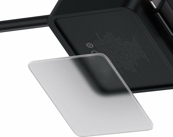 Baseus GaN 65-W-Schnellladestation mit AC/USB-C/USB-A, schwarz