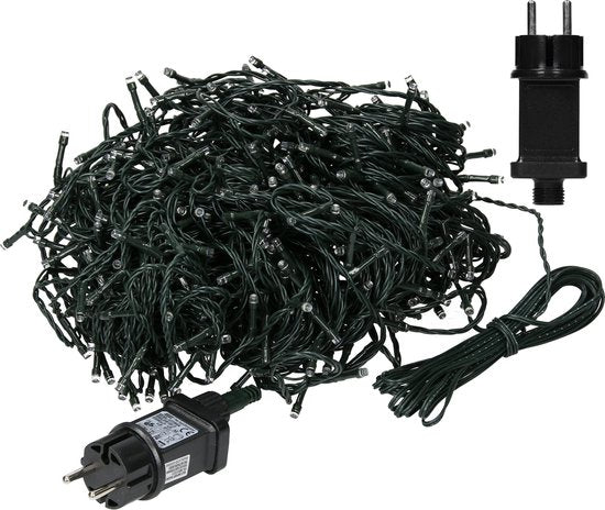 Nampook Weihnachtsbaumbeleuchtung - 18 Meter - 240 warmweiße LEDs - Außenbereich