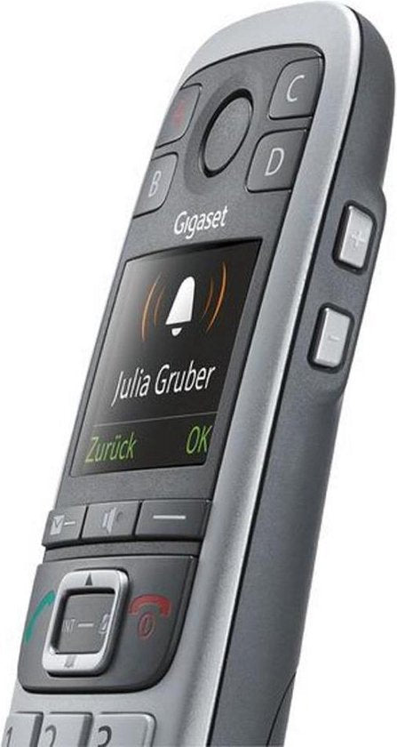 Gigaset E560HX - Einzel-DECT-Telefon - Schwarz