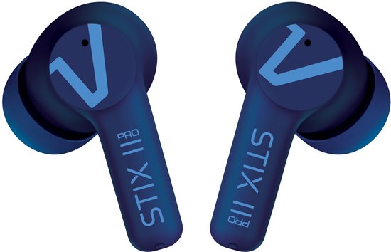 Veho STIX II Pro True Wireless Kopfhörer Wireless In-Ear Anrufe/Musik/Sport/Alltag Bluetooth Blau