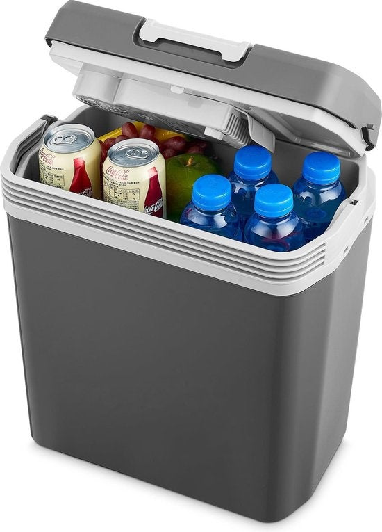 MOA - Elektrische Kühlbox - Warmhaltefunktion - 12V und 230V 22 Liter ECW22 - Grau