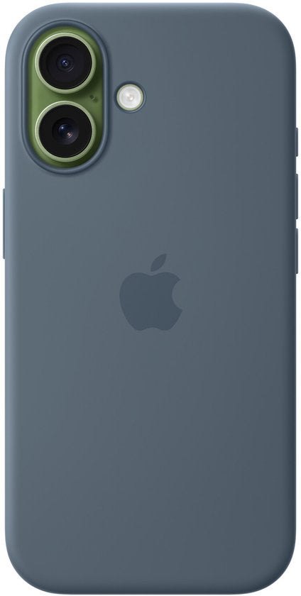 Silikonhülle mit MagSafe für das iPhone 17 – Ankerblau
