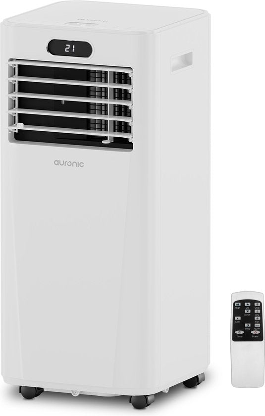 Auronic Mobile 3-in-1 Klimaanlage - 7.000 BTU mit 2 Fensterabdichtungskits - kühlt bis zu 20 m² - Weiß