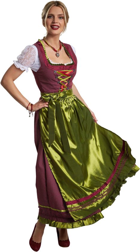 Dressforfun Maxi Dirndl Ruhpolding Modell 2 XXL - Faschingskostüm Kostüm Halloween Kostüm Fasching Kostüm Karneval Party Kostüm - 304654