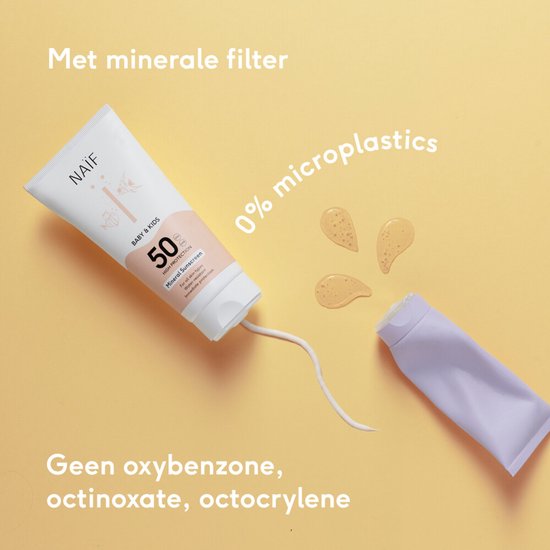 Naïf – Mineralisches Sonnenschutzspray – Baby & Kinder – LSF 50 – Mit Duftstoffen – UVA/UVB-Schutz – 100 ml