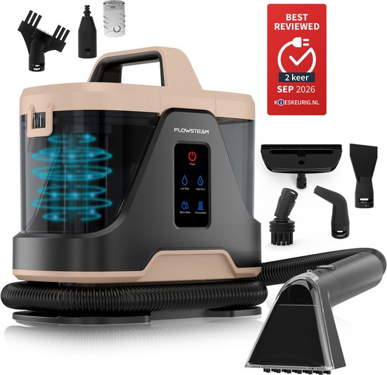 FLOWSTEAM PRO 6-in-1-Dampfreiniger – 1700 W – 4 Reinigungsmodi – 5 m Kabel