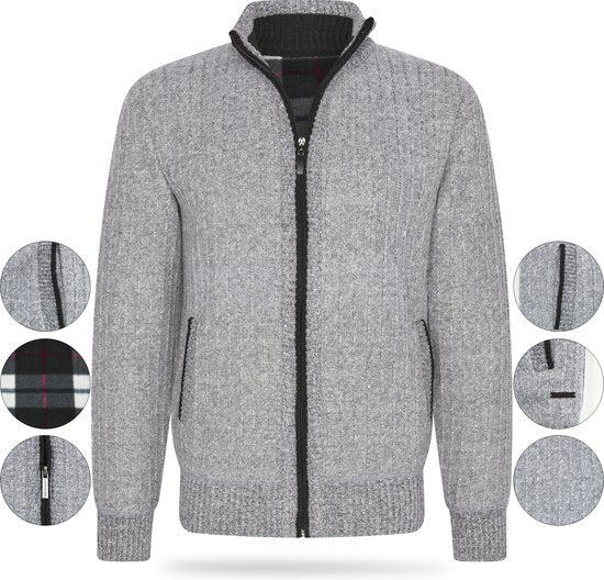 Cappuccino Italia - Herrenweste Bounded Jacket Grau - Grau - Größe L